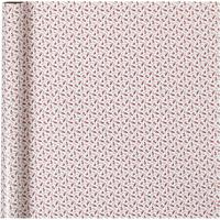 Creativ Company Inpakpapier, trompet, b: 70 cm, 80 gr, rood, wit, 4 m/ 1 rol