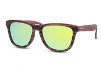 CWI zonnebril unisex wayfarer cat.3 bruin/groen (CWI1506) - thumbnail