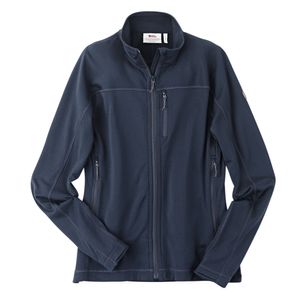 FjÃ¤llrÃ¤ven Dames Fleecevest Abisko Lite Fleece Jacket W, donkerblauw, Maat: S