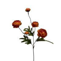 Roberts Collection Kunstbloem ranonkel oranje 52cm