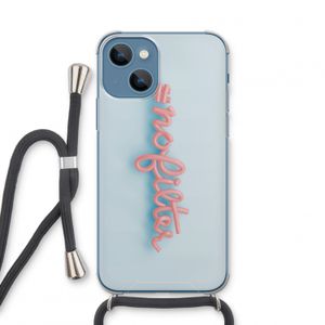 #nofilter: iPhone 13 mini Transparant Hoesje met koord