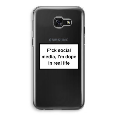 I'm dope: Samsung Galaxy A5 (2017) Transparant Hoesje