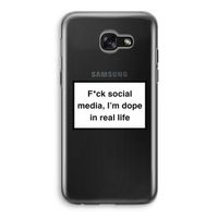 I'm dope: Samsung Galaxy A5 (2017) Transparant Hoesje