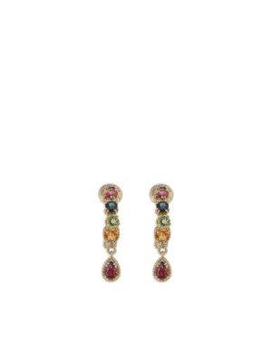 Dolce & Gabbana boucles d'oreilles pendantes en or 18ct serties de pierres semi-précieuses
