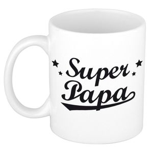 Super papa mok / beker voor Vaderdag 300 ml