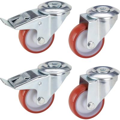 dörner + helmer Zwenkwiel Wieldiameter: 80 mm Draagvermogen (max.): 300 kg 4 stuk(s)