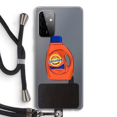 Ultra Sensitive: Samsung Galaxy A72 5G Transparant Hoesje met koord