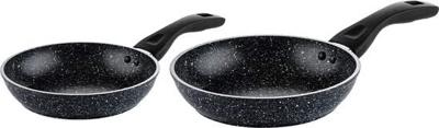 Westinghouse Koekenpannenset Black Marble ø 20 & 24 cm - inductie en alle andere warmtebronnen