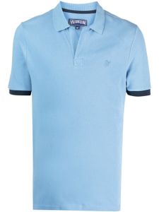 Vilebrequin polo en coton biologique - Bleu