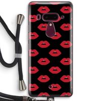 Lips: HTC U12+ Transparant Hoesje met koord