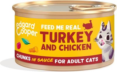 Cat adult chuncks turkey/chicken 85 - Edgard en cooper