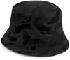 Beechfield CB84R Recycled Polyester Bucket Hat - Midnight Camo - S/M