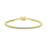 14K Geelgouden Tennisarmband met Lab Grown Diamanten (2.00 ct)