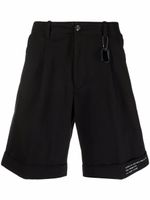 Moncler short à patch logo - Noir - thumbnail