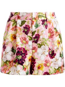 alice + olivia short Conry à fleurs - Rose