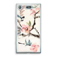 Japanse bloemen: Sony Xperia XZ1 Compact Transparant Hoesje Japanse bloemen: Sony Xperia XZ1 Compact Transparant Hoesje