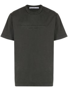 Alexander Wang sweat à logo embossé - Gris