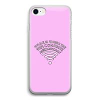 Home Is Where The Wifi Is: iPhone SE 2020 Transparant Hoesje