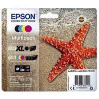 Inktcartridge Epson 603 T03A9 zwart XL+ 3 kleuren - thumbnail