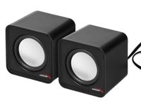 Audiocore AC870 B 2-weg 3 W Zwart, Grijs Bedraad