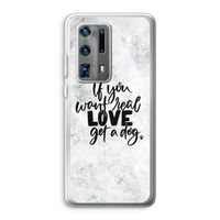 Partner in crime: Huawei P40 Pro Plus Transparant Hoesje