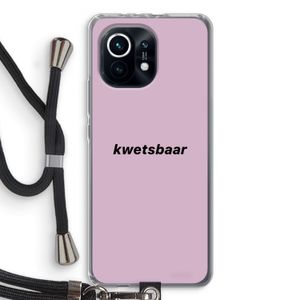 kwetsbaar: Xiaomi Mi 11 Transparant Hoesje met koord