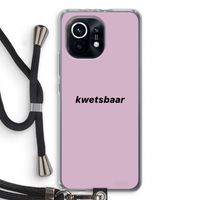 kwetsbaar: Xiaomi Mi 11 Transparant Hoesje met koord