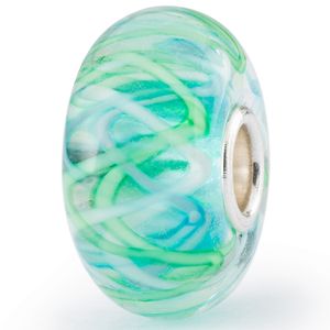 Trollbeads TGLBE-20364 Kraal IJskasteel zilver-glas
