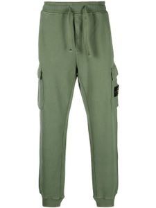 Stone Island pantalon de jogging à patch logo - Vert