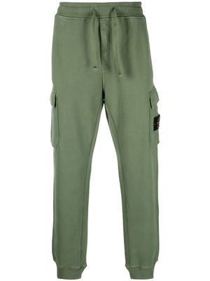 Stone Island pantalon de jogging à patch logo - Vert