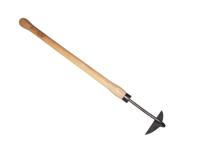 De Wit Handhak halve maan gesmeed 10cm essen knopsteel 48cm dewit