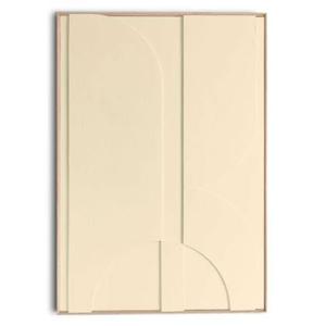 Reinders - Mars Sand Beige - Relief Art Schilderij 70x50cm Hout