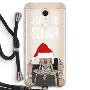 Came To Sleigh: Xiaomi Redmi 5 Transparant Hoesje met koord