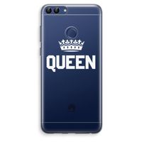 Queen zwart: Huawei P Smart (2018) Transparant Hoesje