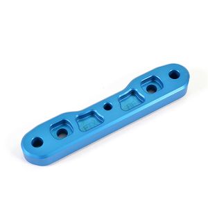 FTX - DR8 CNC Aluminium R/F Lower Suspension Mount - Blauw (FTX9631B)