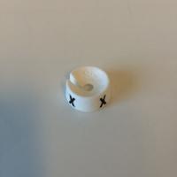 MB wit/zwart X voor op kledinghanger