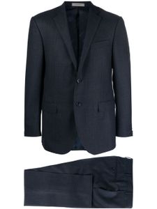 Corneliani costume à veste à simple boutonnage - Bleu