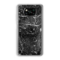 Zwart marmer: Xiaomi Poco X3 NFC Transparant Hoesje