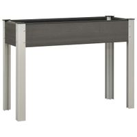 VidaXL Plantenbak verhoogd 100x40x75 cm hkc grijs