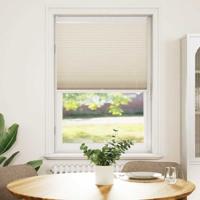 VidaXL Plissé rolgordijn 70x150cm creme