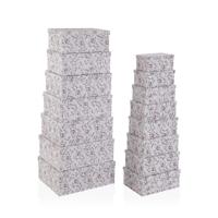 Set decoratieve dozen Versa Caprice Karton (15 Onderdelen)