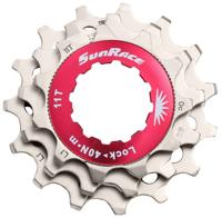 Shimano Sunrace sluitring met kransjes 10v 11/13/15t zilver