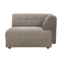 HKliving Vint bank right divan Sneak Beige