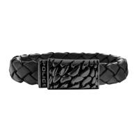 Police PJ25729BLB.01-S Leer Heren armband
