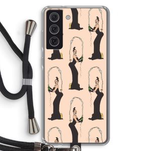 Pop Some Kim: Samsung Galaxy S21 FE Transparant Hoesje met koord