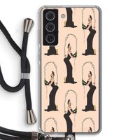 Pop Some Kim: Samsung Galaxy S21 FE Transparant Hoesje met koord