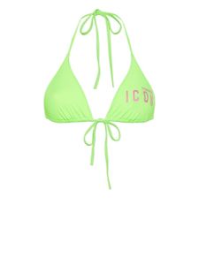 DSQUARED2 haut de bikini Be Icon à bonnets triangles - Vert