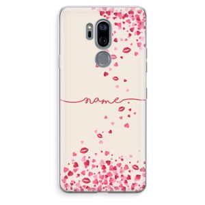 Hartjes en kusjes: LG G7 Thinq Transparant Hoesje