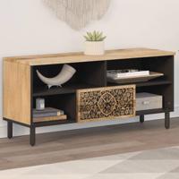 Tv-meubel 100x33x46 cm massief mangohout