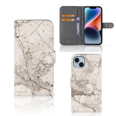 iPhone 15 Plus | Bookcase | Marmer Beige